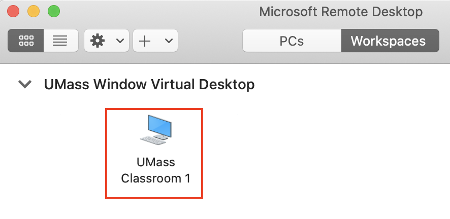 WVD mac app classroom