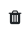 Moodle delete icon -- trash can