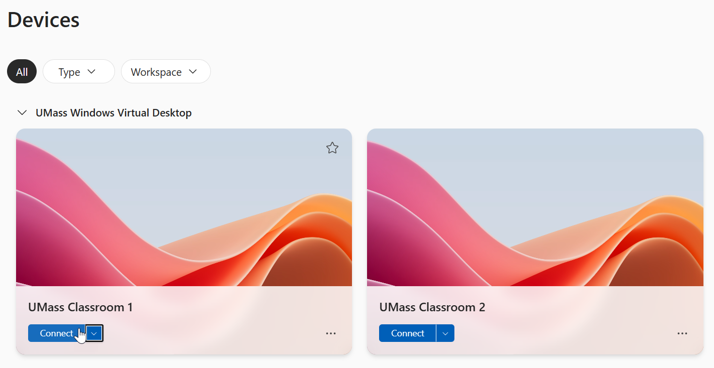 Select a Desktop